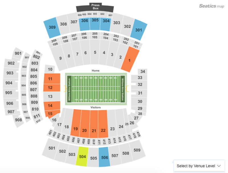Williams Brice Seating Chart Matttroy